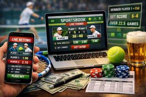 Apostas de Tênis 433luck com interface intuitiva e odds ao vivo